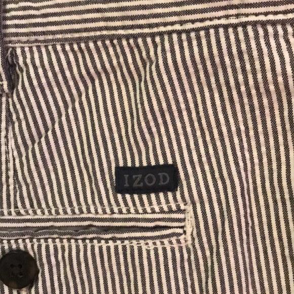 NWT Men’s Izod 36 Waist  Seersucker 10.5 Inseam 😎 - Picture 7 of 7